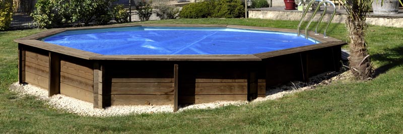 Copertura isotermica Ø371 per piscina in legno Vasto/Ananas