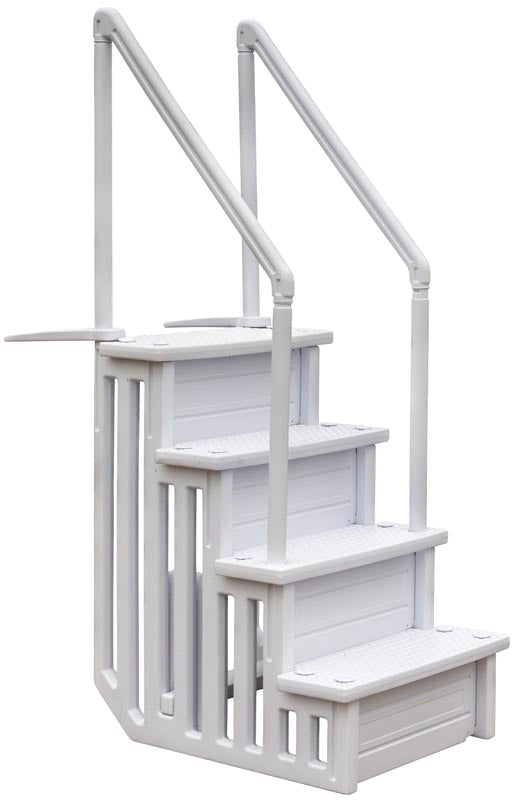 Scaletta Sintetica HDPE Per Piscine Interrate a 4 Gradini H206 cm Gre - EPE30