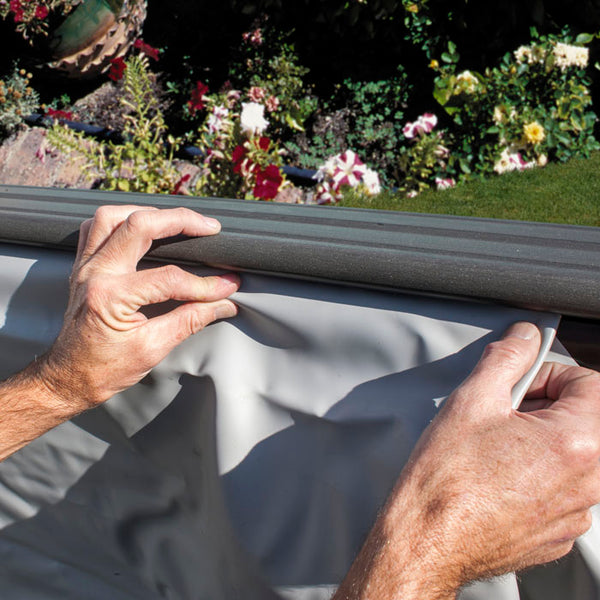 Liner per piscine di composite rettangolari Grigio 60/100