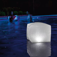 Luce Galleggiante Cubo a Batterie, 23x23x22 cm