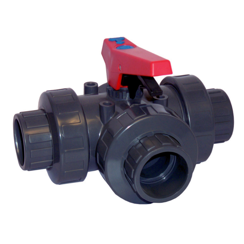 Astralpool - Ice Filtro a sabbia laminato blu per piscina + Valvola selettrice laterale 1½" con collegamenti al filtro