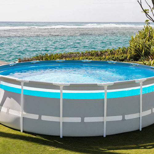 Piscina Rotonda Prisma Frame Clearview 427x107cm 26722NP