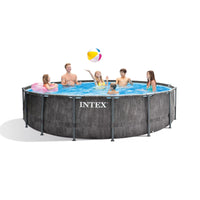 Piscina Rotonda Prisma Frame Greywood 457x122cm 26742NP