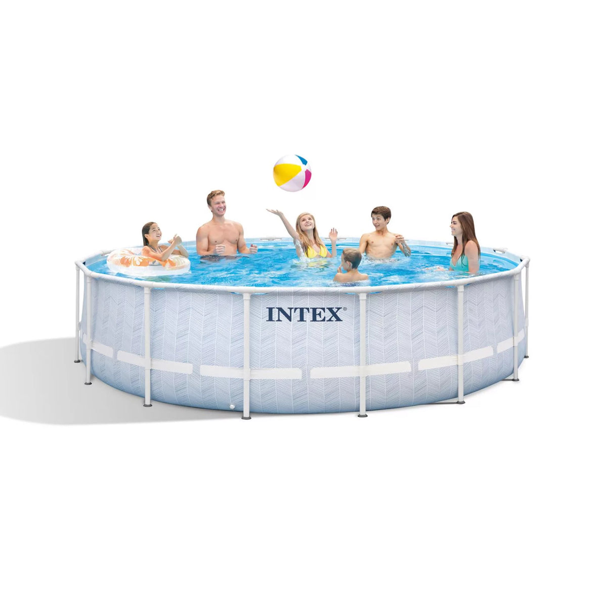 Piscina Rotonda Prisma Frame Chevron 488x122cm 26746NP