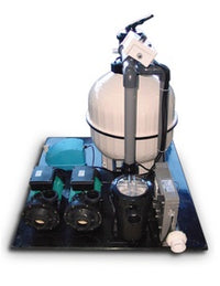 Kit compatto pre-assemblato per spa + kit di disinfezione