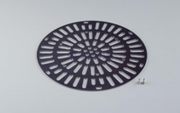 GRIGLIA SCARICO INOX 4'