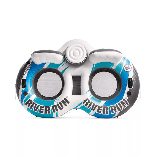Ciambella Gonfiabile Mare River Run Doppia, 2 posti, Azzurro