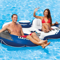 Ciambella Gonfiabile Mare River Run Doppia, 2 posti, Blu