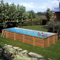 Piscina in Legno Rettangolare
