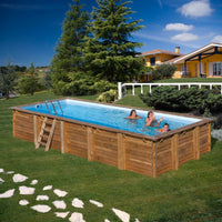 Piscina in Legno Rettangolare