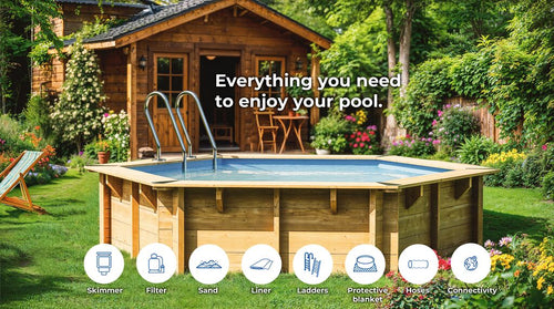 Piscina in Legno Rotonda