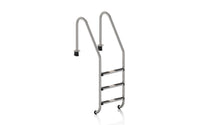 Escalera pasamanos Standard con peldaño luxe AISI-316L - 5 peldaños