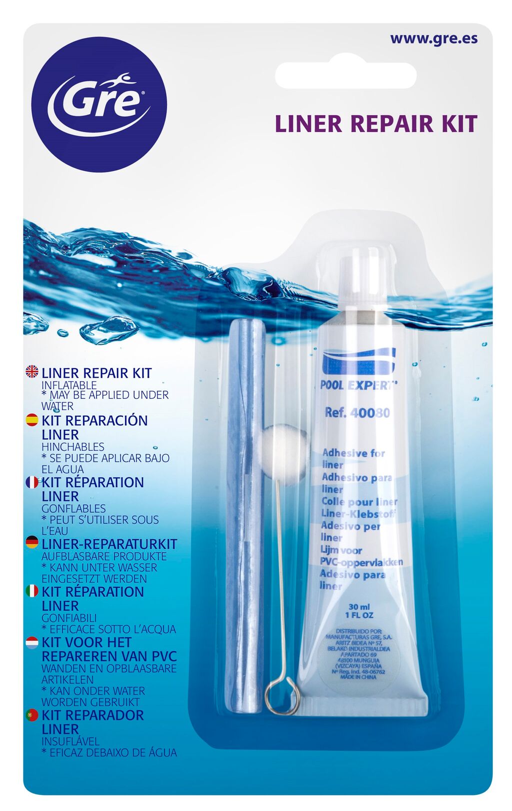 Kit di riparazione liner in gomma