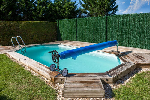 Avvolgitore per coperture piscine interrate
