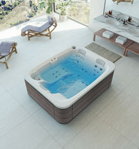 ALEXANDRIA Mobile Ash + getti in acciaio inox + audio Bluetooth + rivestimento verde - bianco
