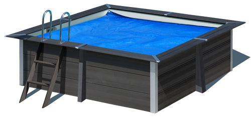 Piscina quadrata copertura