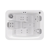 SELECT E Mobile Infinity + Jet in acciaio inox + Copertura + Ecospa - Bianco