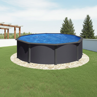 Anthracite rotonda - 120 cm