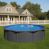 Anthracite rotonda - 120 cm