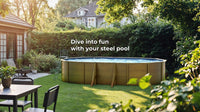 Aqualoon ovale - Imitazione legno