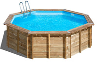 Piscina in Legno Rotonda