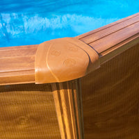 Aqualoon ovale - Imitazione legno