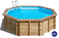 Piscina in Legno Rotonda