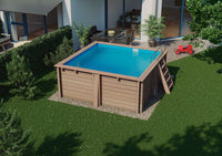 Piscina in Legno Quadrata