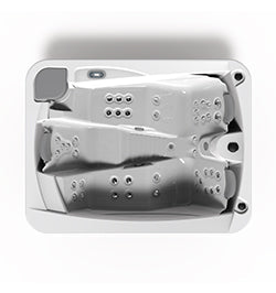 OCEAN 70 Mobile Thunder + Jet in acciaio inox + Barran in acciaio inox + LumiPlus + Copertura - Bianco
