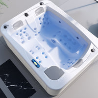 OCEAN 70 Mobile Thunder + Jet in acciaio inox + Barran in acciaio inox + LumiPlus + Copertura - Bianco