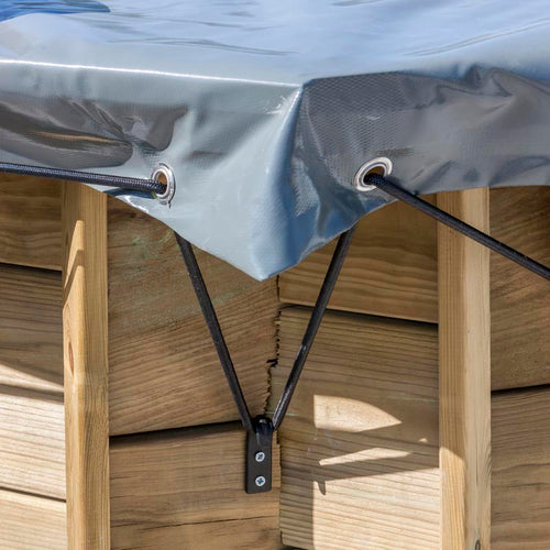 Copertura per piscina rotonda violetta - Mod. 581