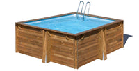 Piscina in Legno Quadrata